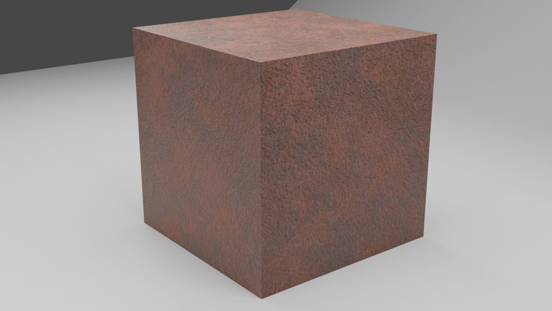 Stone Box Low-poly 3D model_1