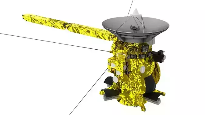 Cassini Huygens Low-poly 3D model
