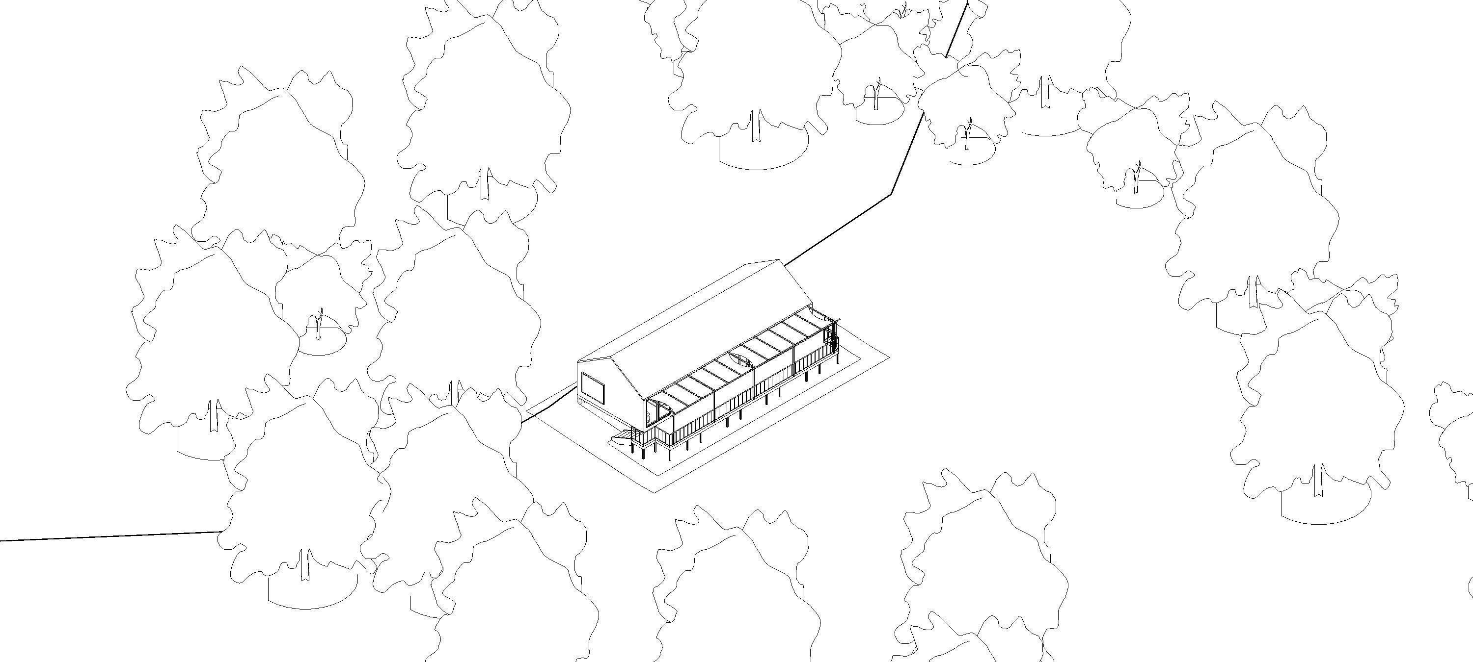 Revit Modern country house 1 3D model_24
