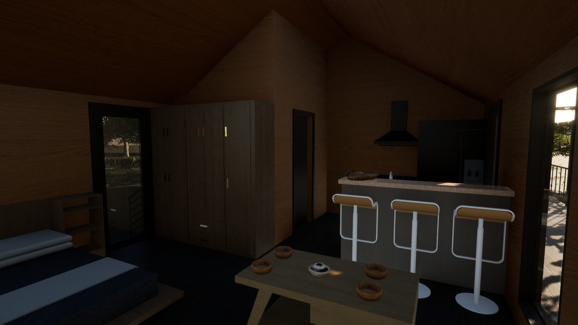 Revit Modern country house 1 3D model_20