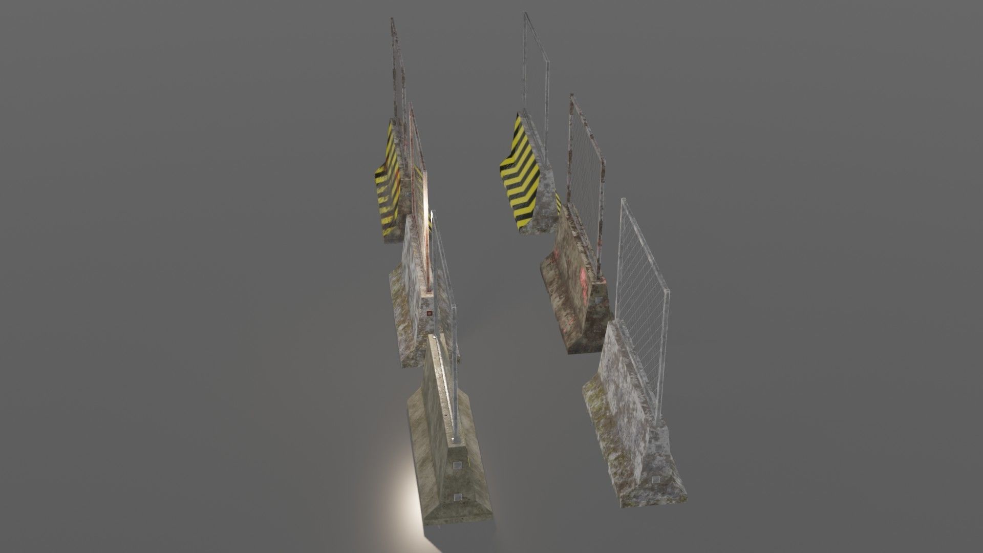 Concrete barriers 3D Model Collection_15