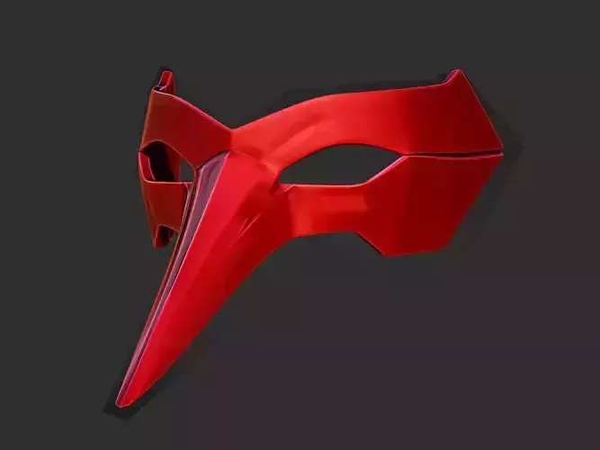 Persona 5 Crow Red Mask - Anime Cosplay - Halloween Helmet 3D print model