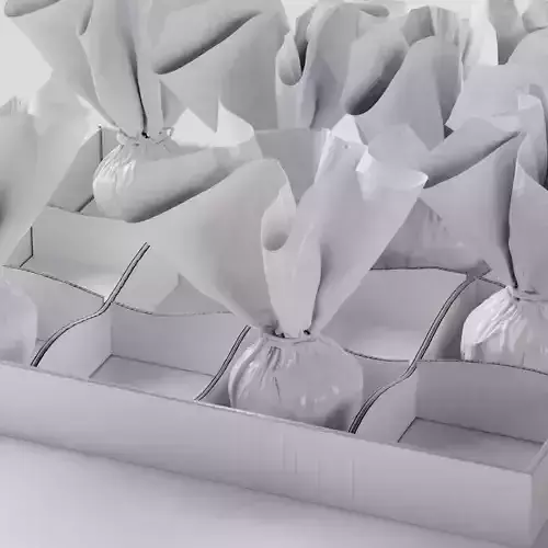 Burrata cheese in a box