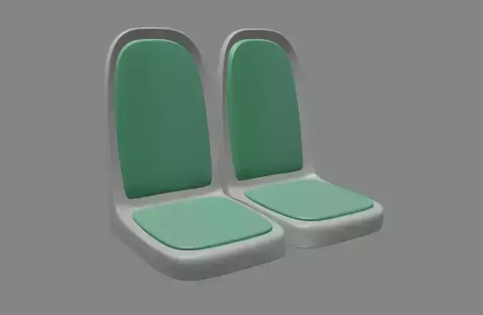City Bus Seat 3D print model