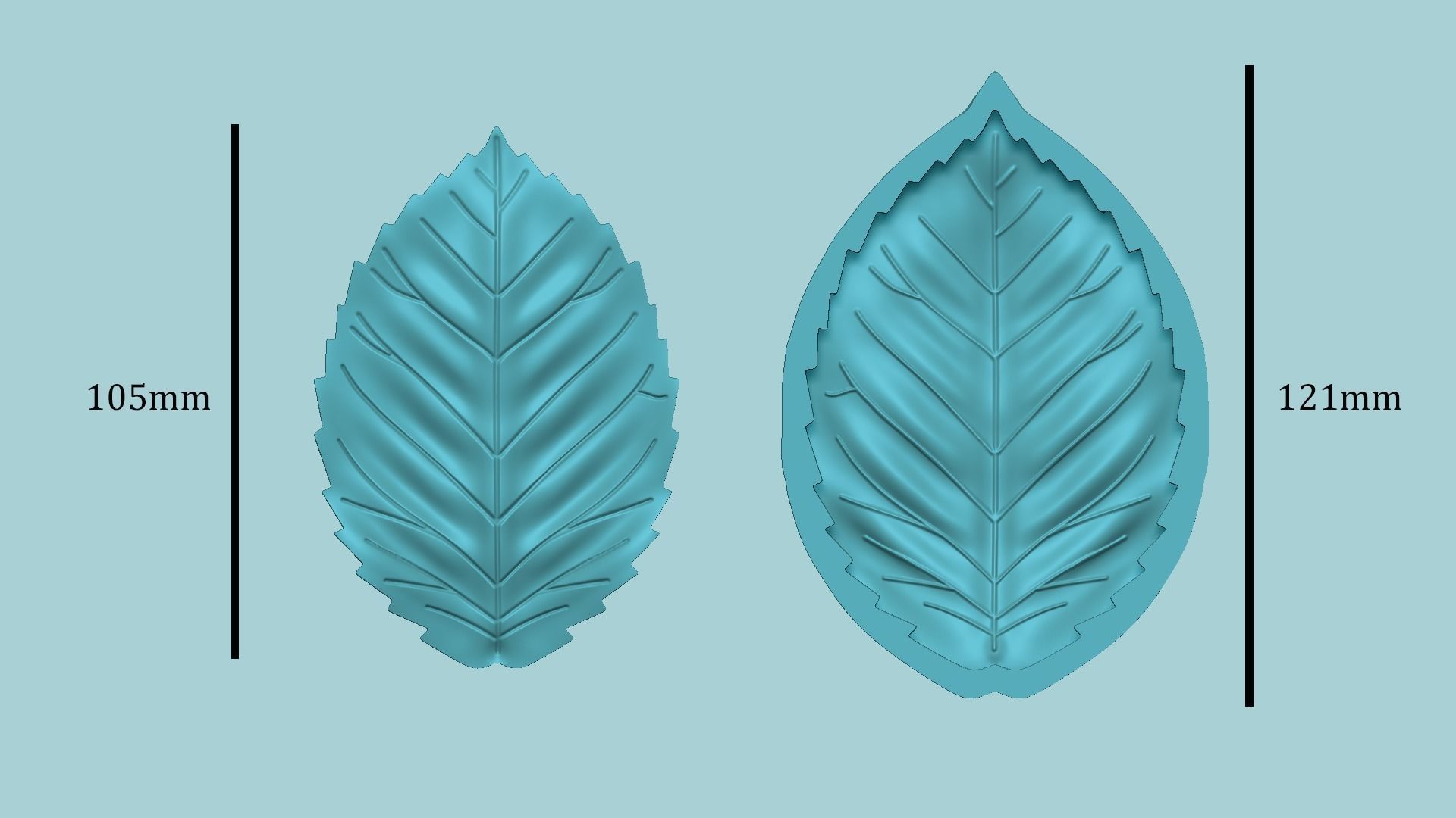 Rose Leaf - Arrangement - Molding - EVA Foam Craft 3D print model_16