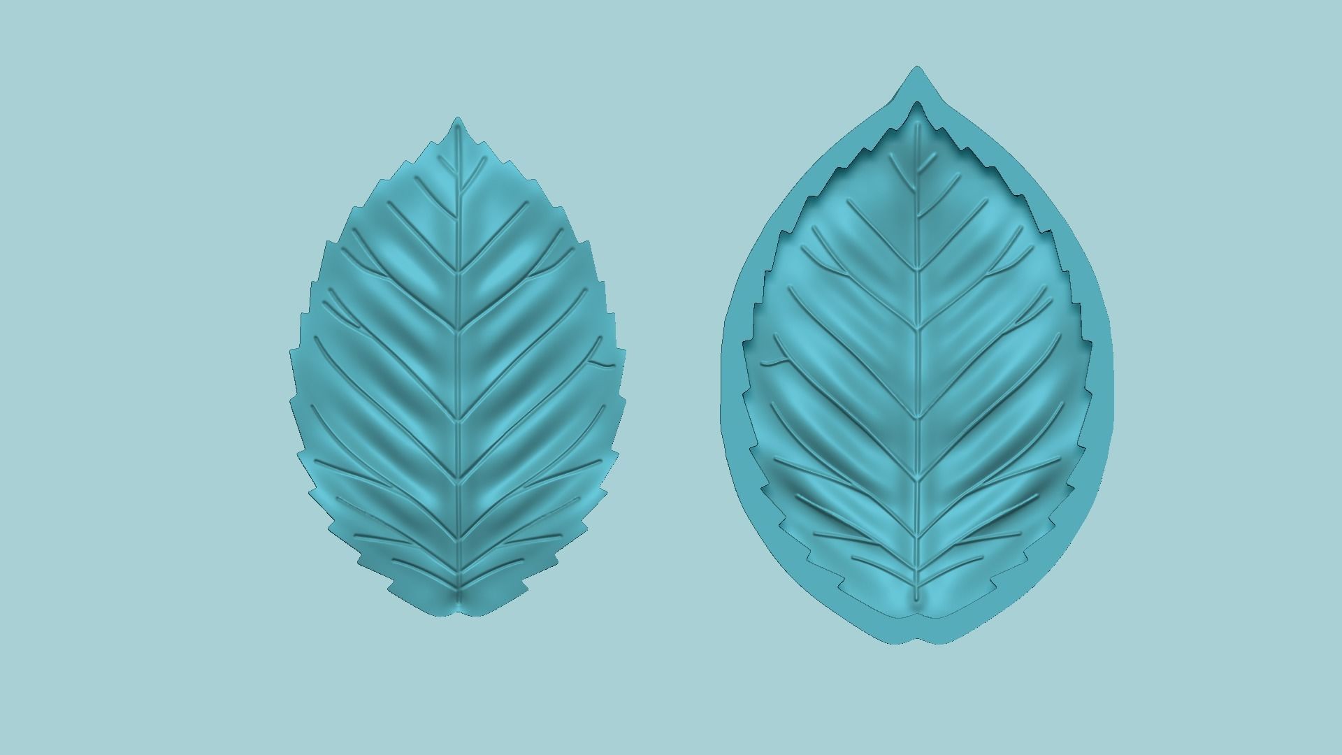 Rose Leaf - Arrangement - Molding - EVA Foam Craft 3D print model_2