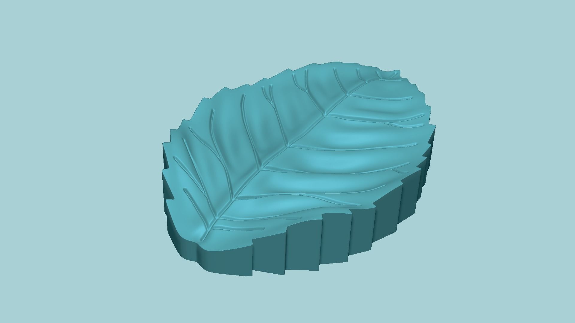 Rose Leaf - Arrangement - Molding - EVA Foam Craft 3D print model_8