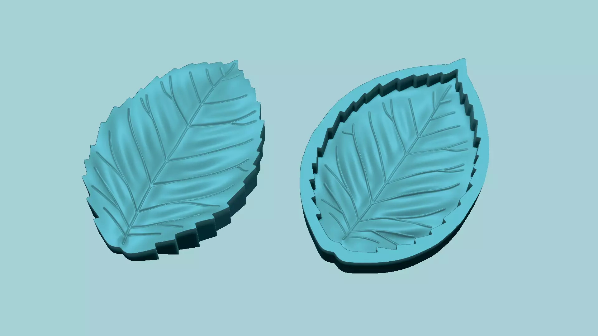 Rose Leaf - Arrangement - Molding - EVA Foam Craft 3D print model_0