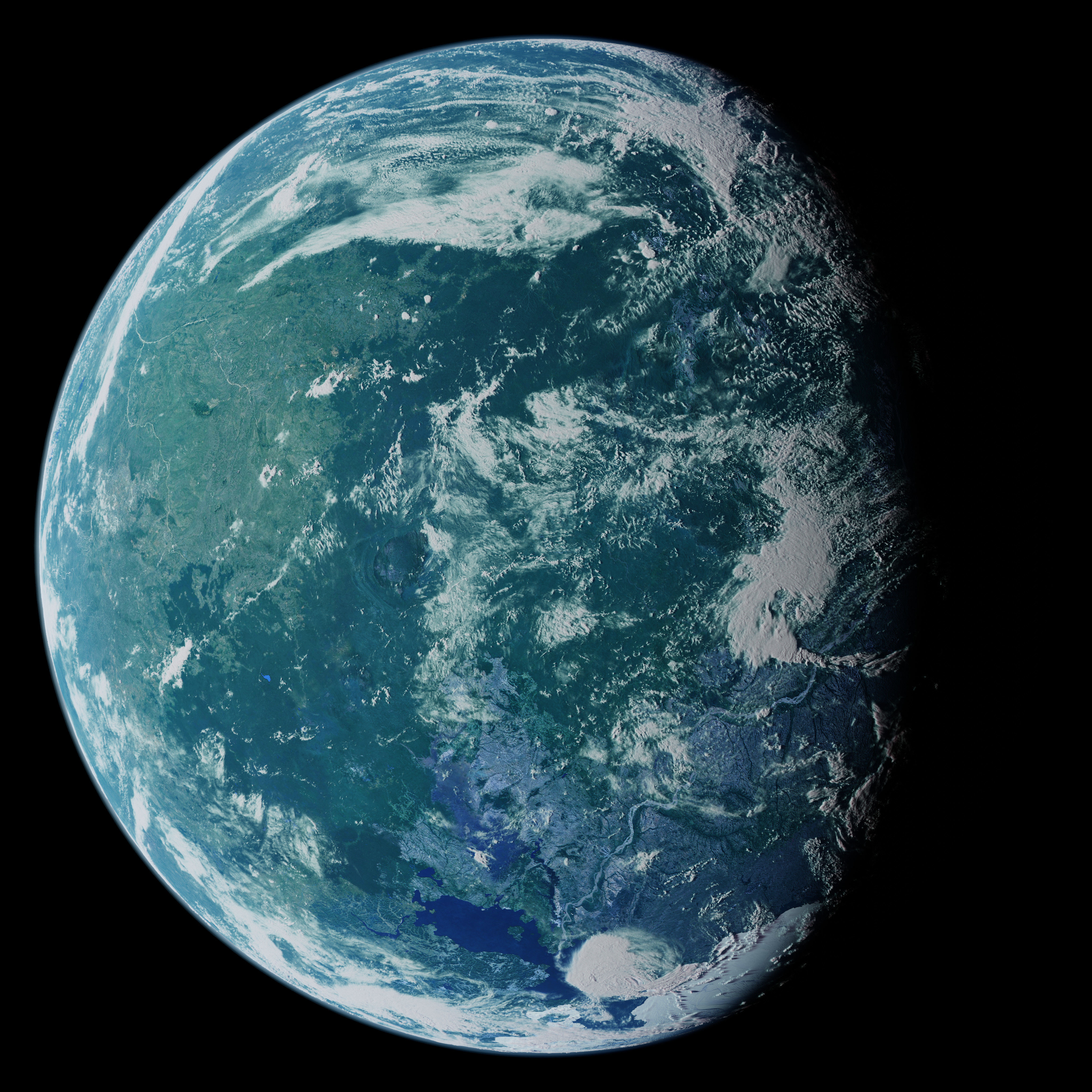 Taris - 16k Star Wars Planet Texture 3D model_3