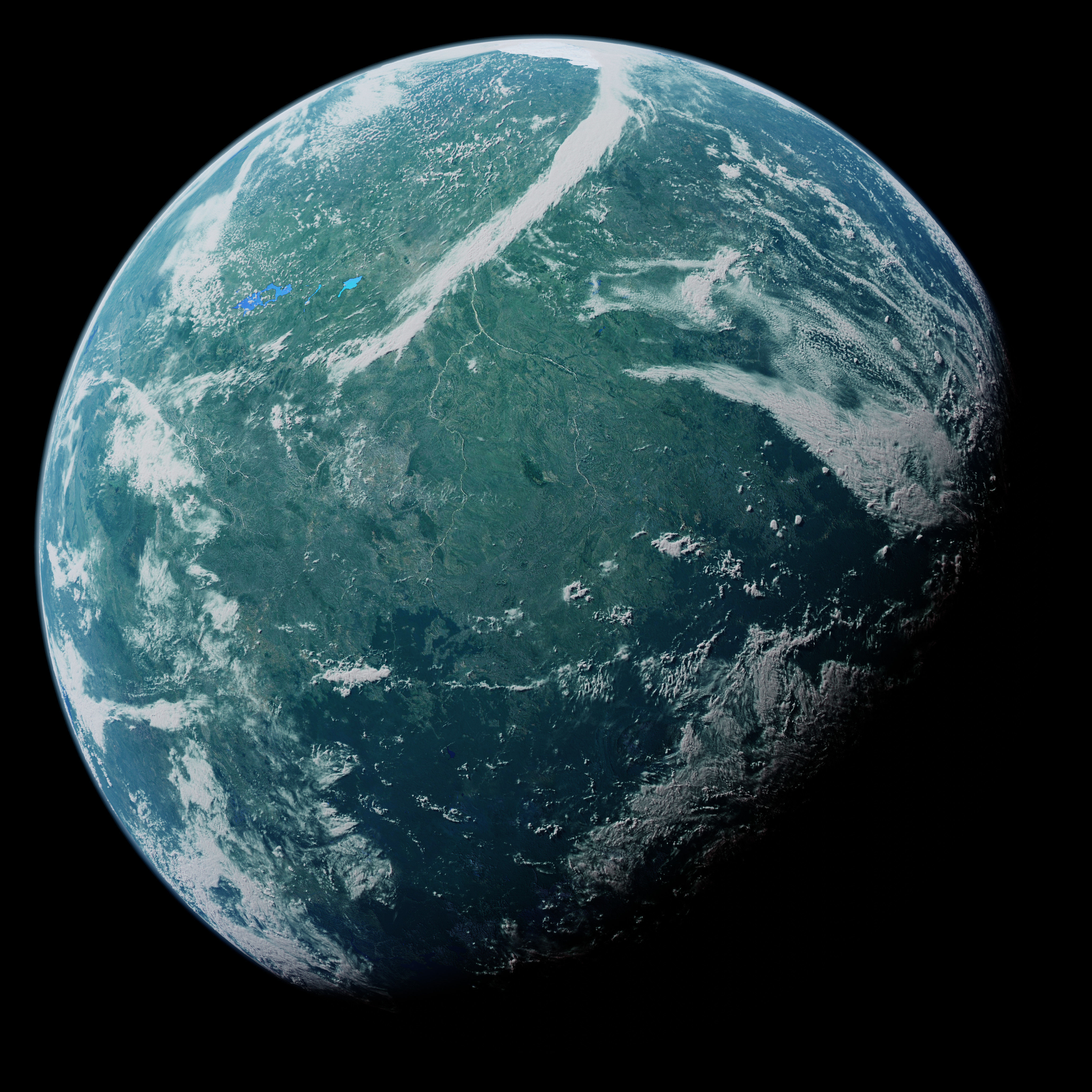 Taris - 16k Star Wars Planet Texture 3D model_12