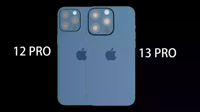 Legendary iPhone 13 Pro modeling rendering