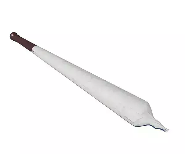 Joint with wooden joint tip 3D model