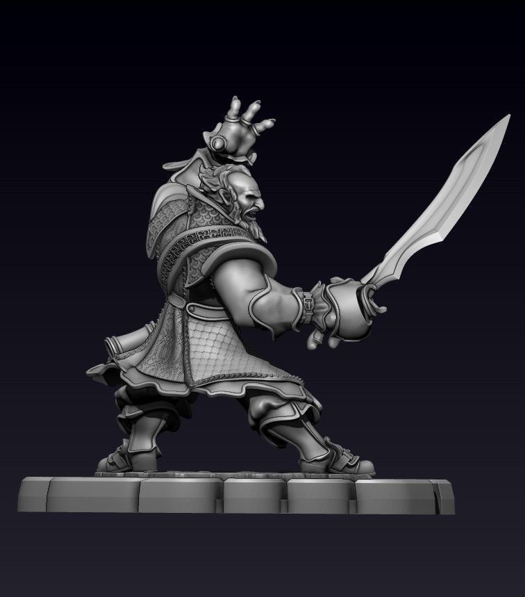 DOTA 2 KUNKKA 3D print model_9