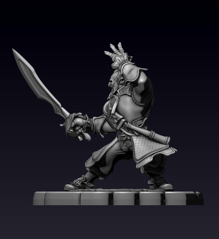 DOTA 2 KUNKKA 3D print model_5