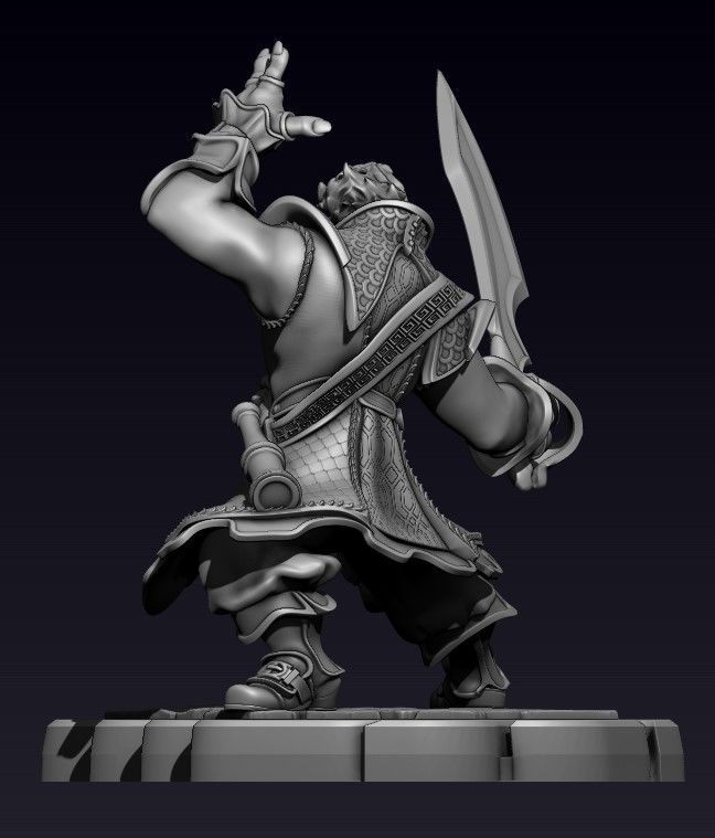 DOTA 2 KUNKKA 3D print model_7