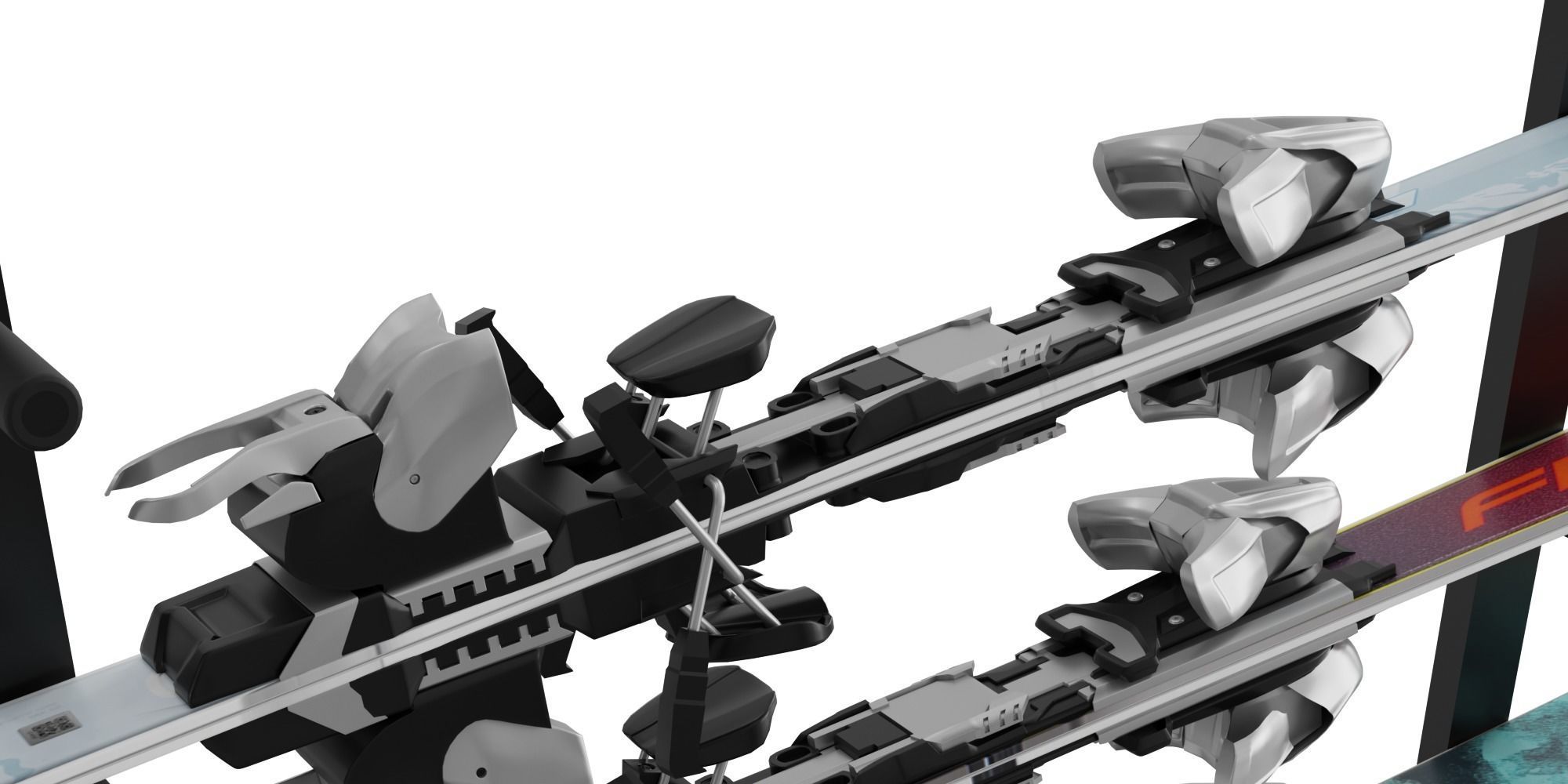 Skis Kit BLENDER 3D Model Cycles 3D model_6