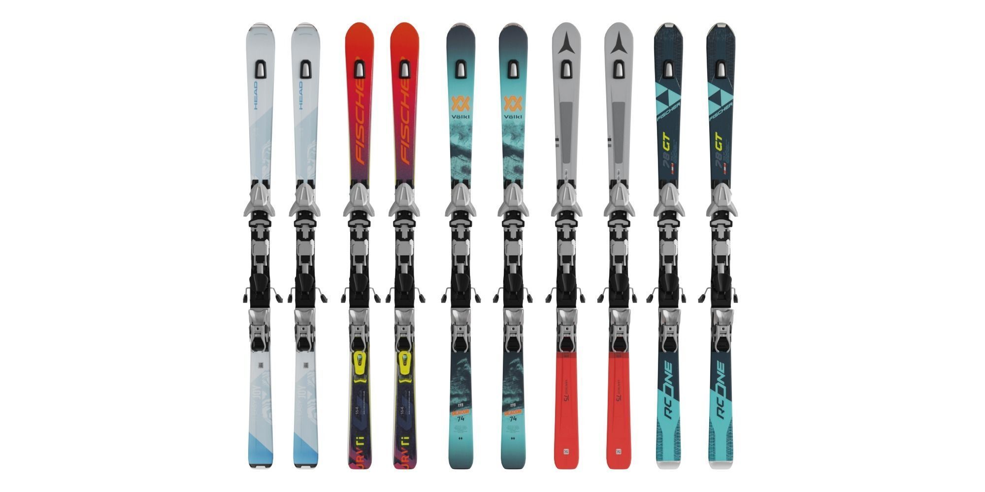 Skis Kit BLENDER 3D Model Cycles 3D model_3