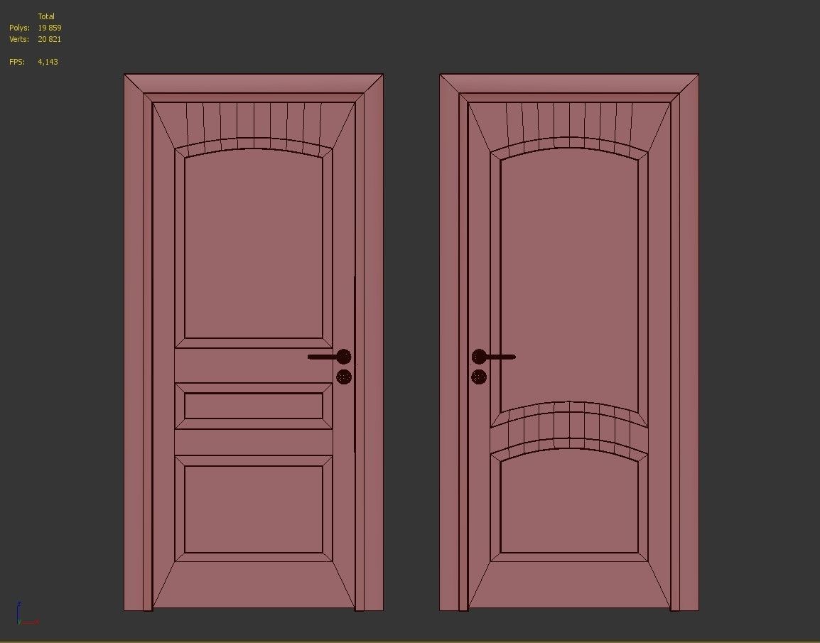 Doors matteucci turandot - 2 3D model_4