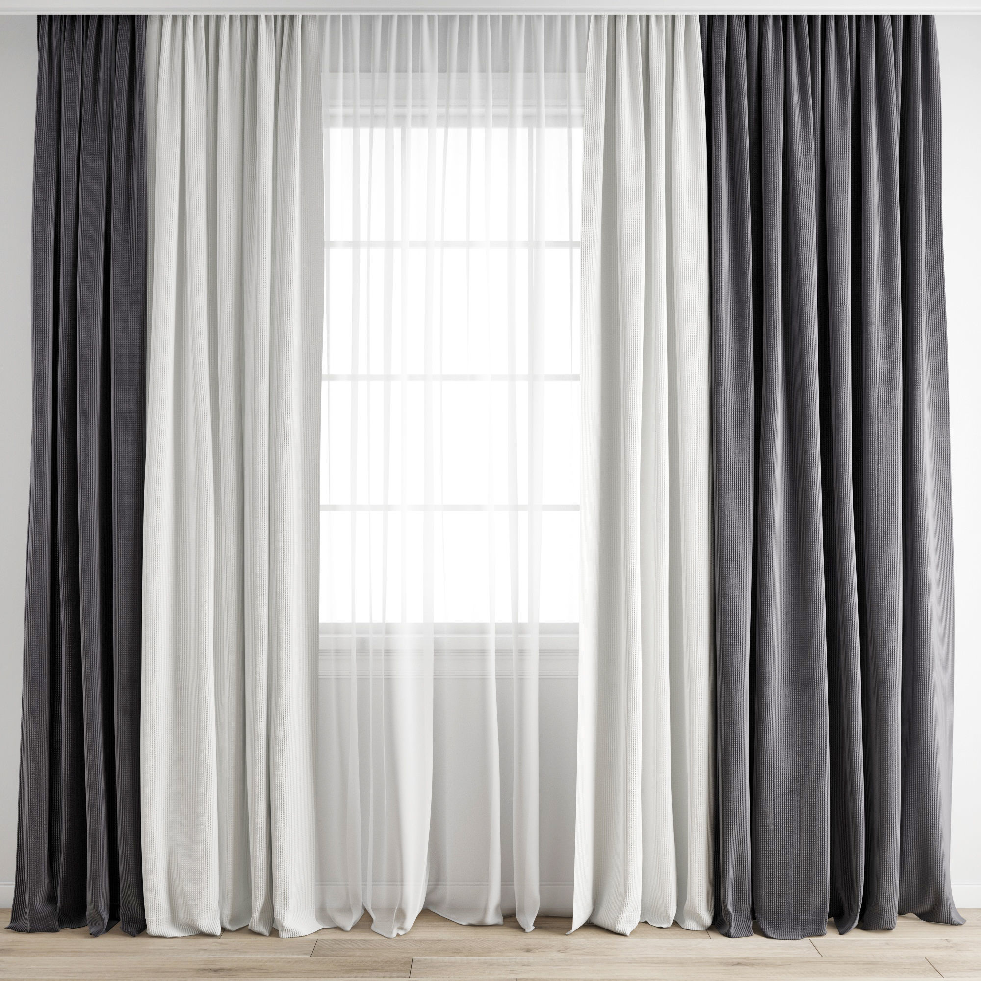 Curtain 191 3D model_4