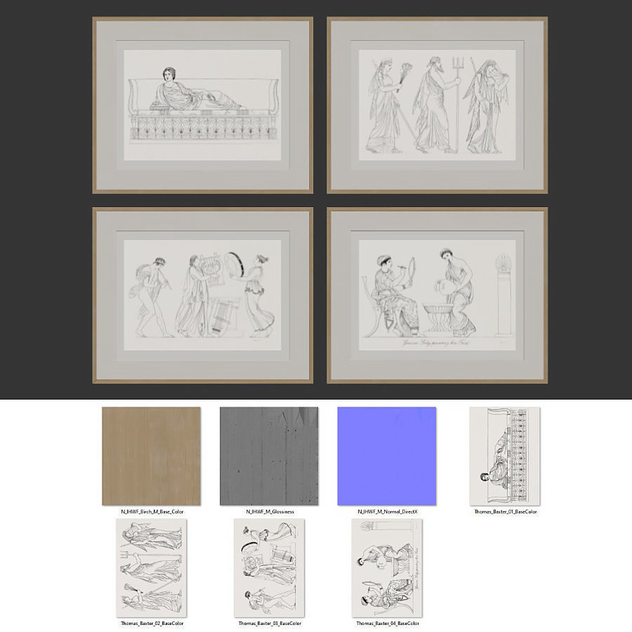 Gallery Wall 42 3D model_5