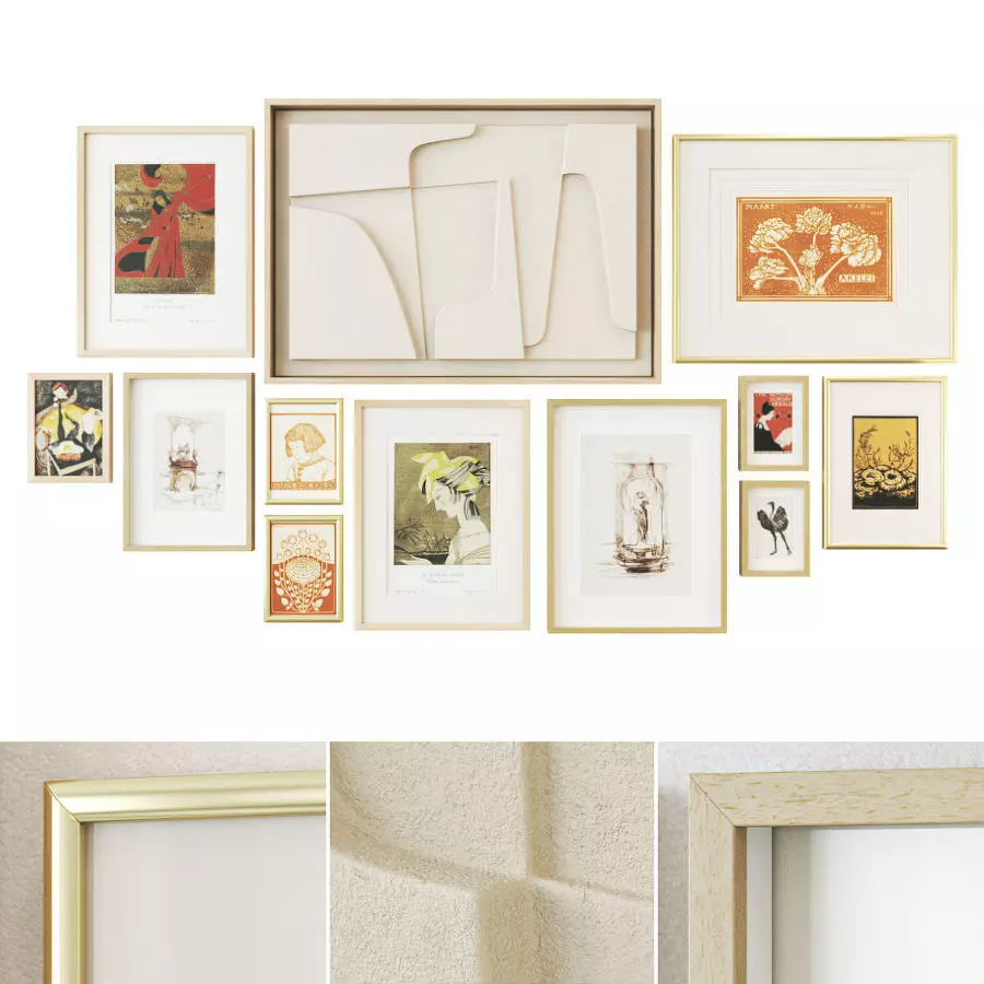 Gallery Wall 43 3D model_0