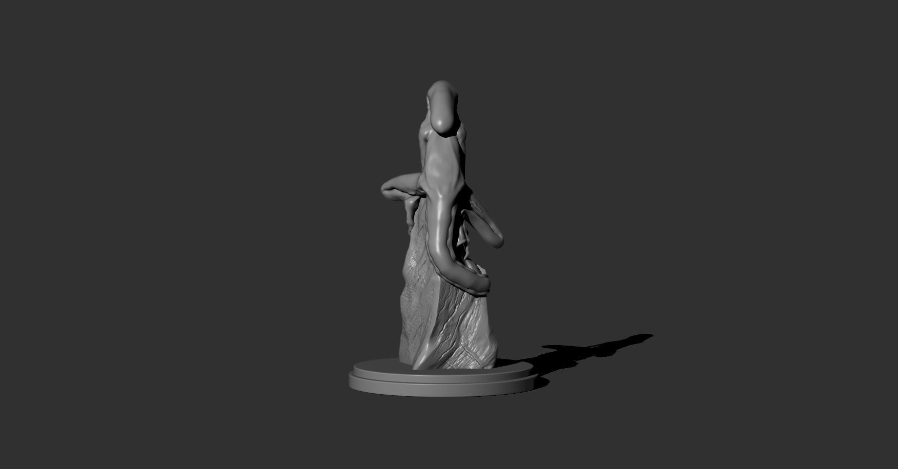 Alien frog concept 3D print model_5