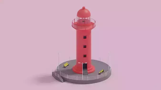 Cartoon Light House