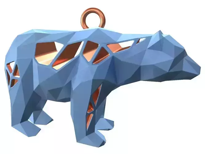 Animal Charm Bear Pendant