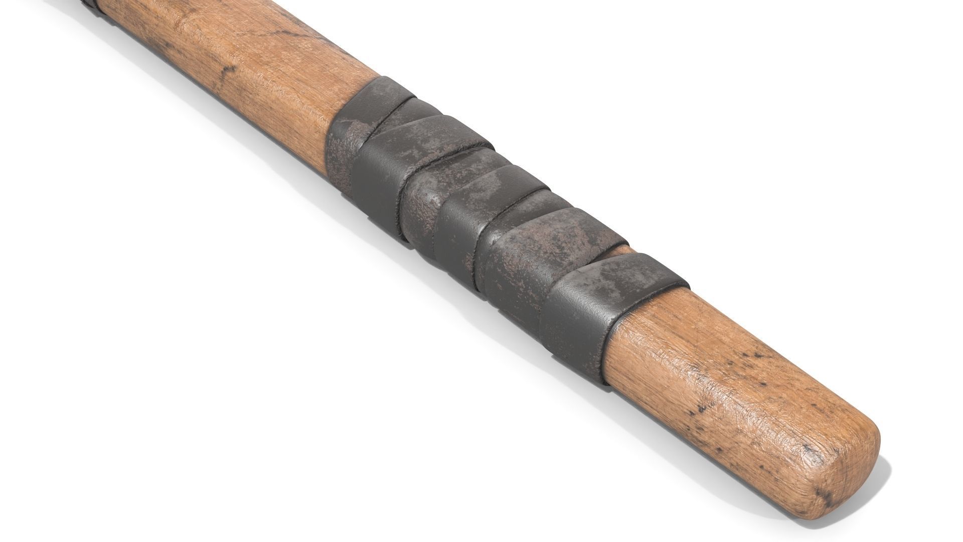 Pickax mining hammer Low-poly 3D model_9