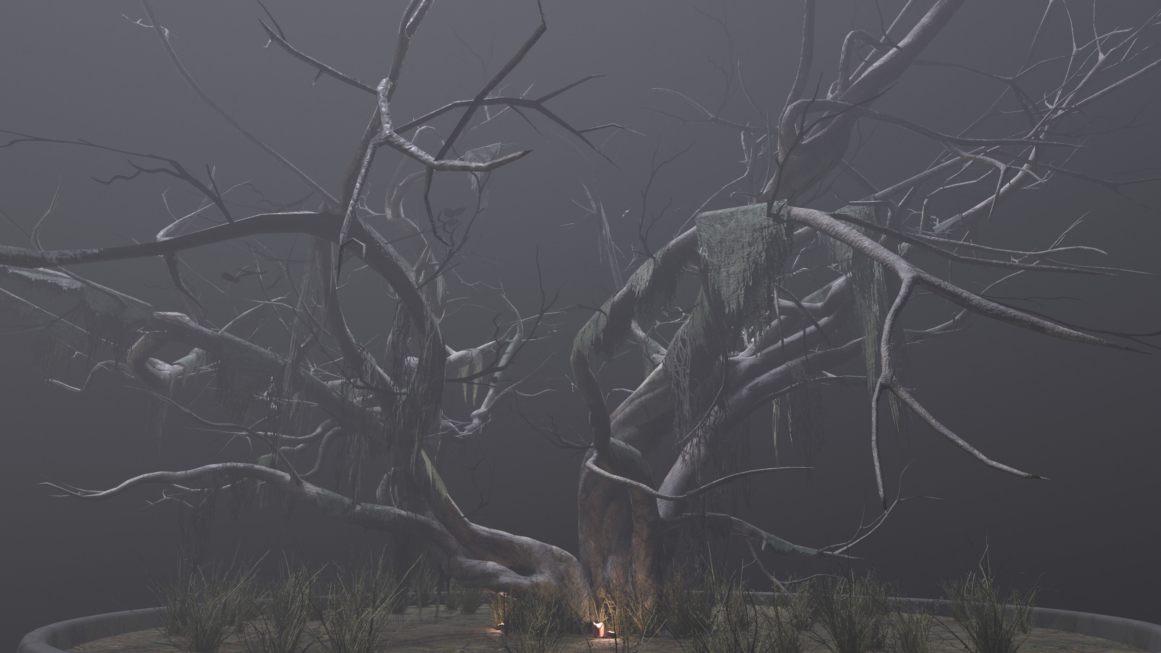 Nature Assets - Large Swamp Tree Low-poly 3D model_13