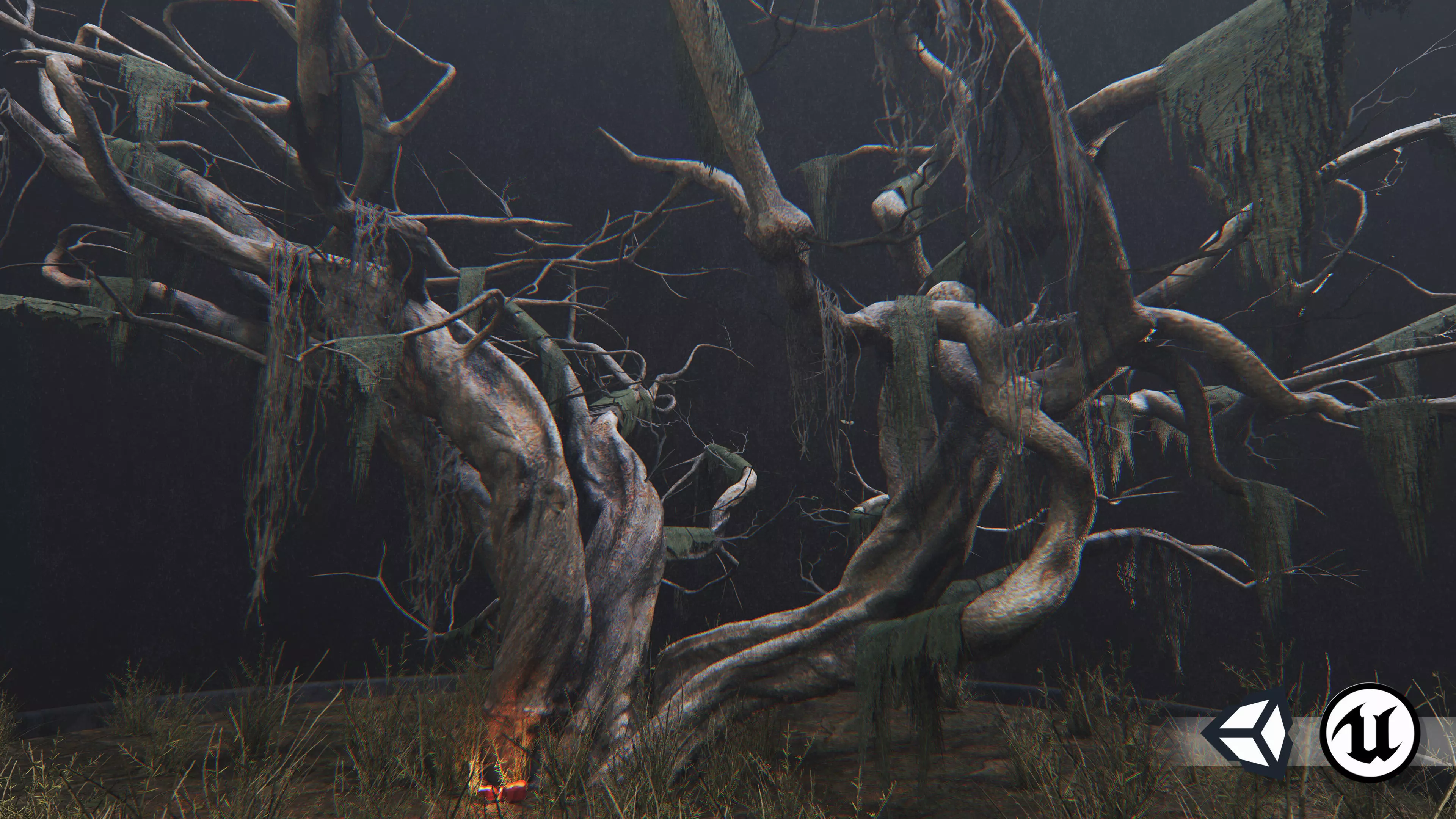 Nature Assets - Large Swamp Tree Low-poly 3D model_0