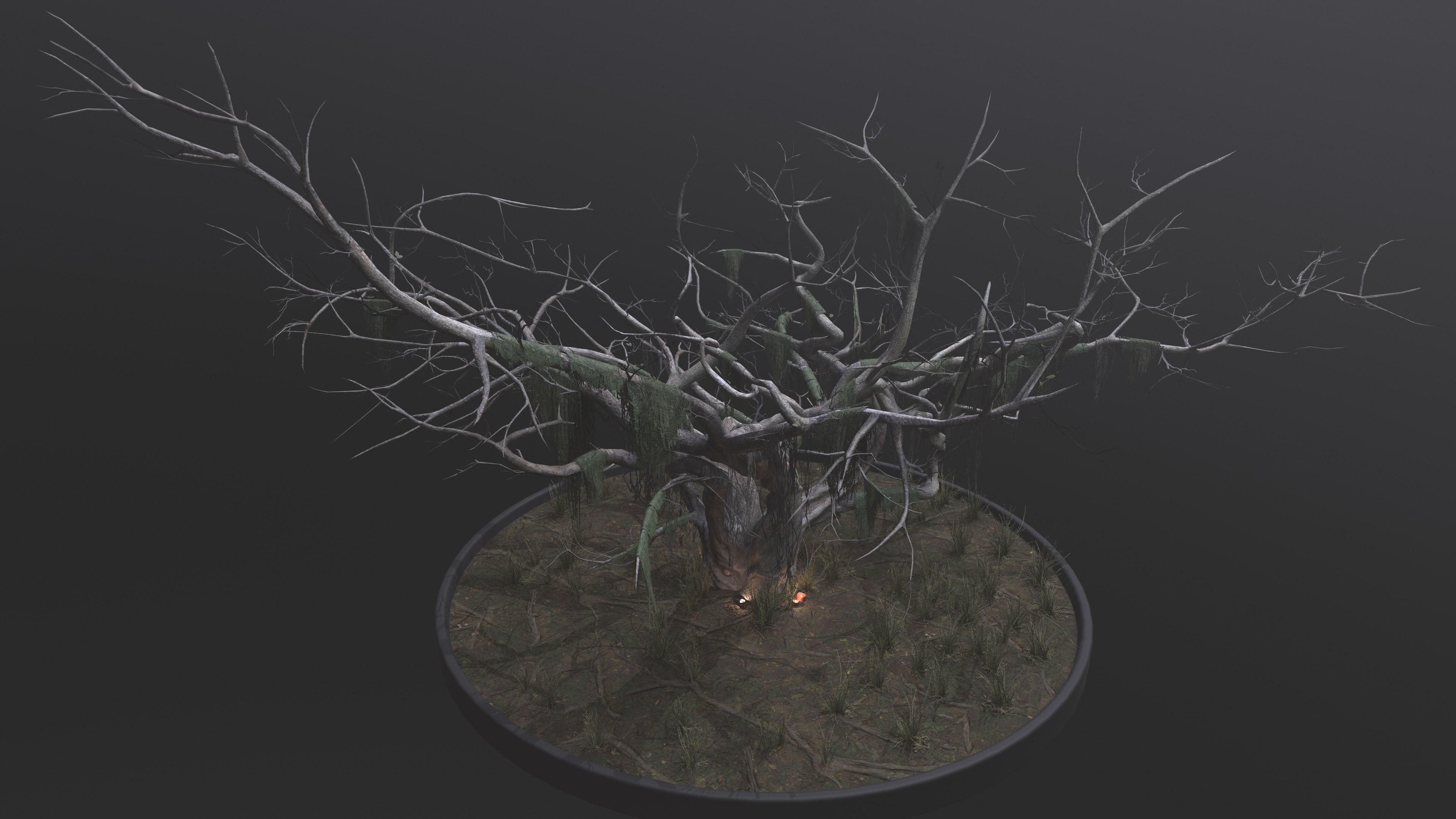 Nature Assets - Large Swamp Tree Low-poly 3D model_10