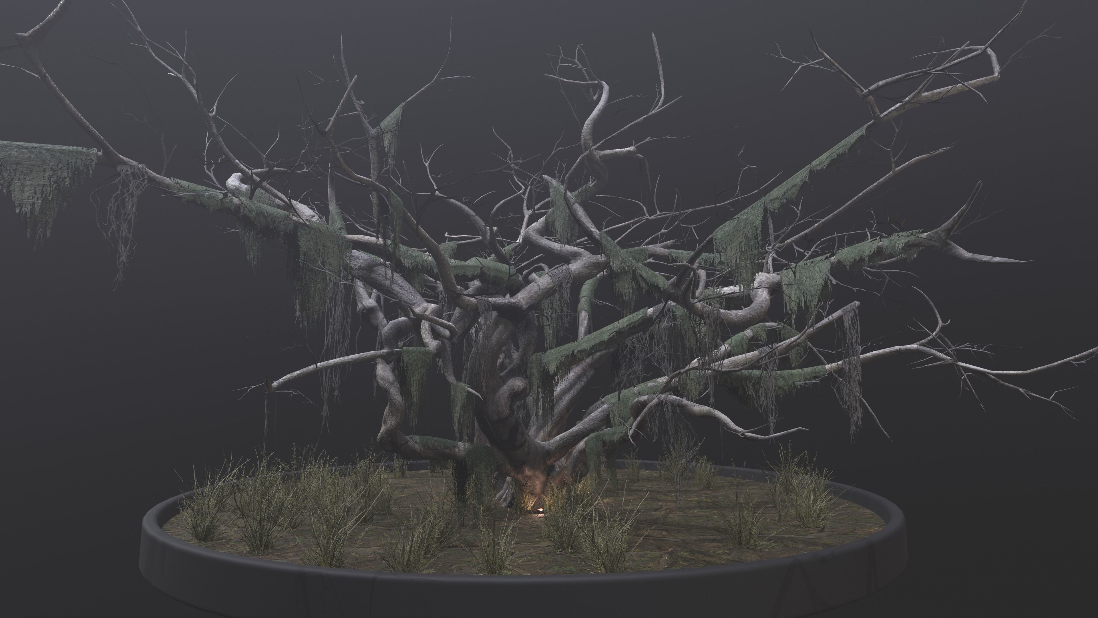 Nature Assets - Large Swamp Tree Low-poly 3D model_8