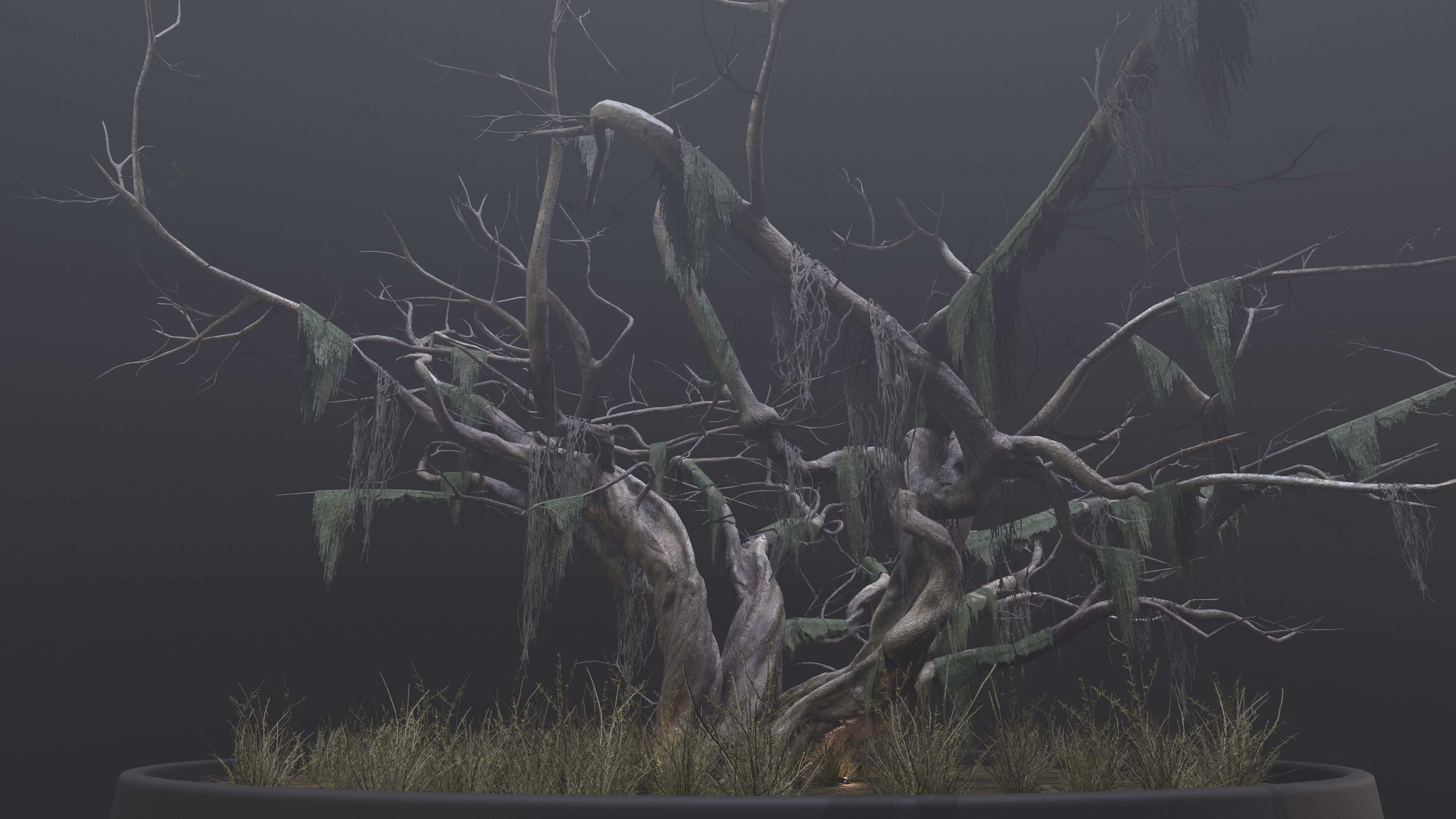 Nature Assets - Large Swamp Tree Low-poly 3D model_12