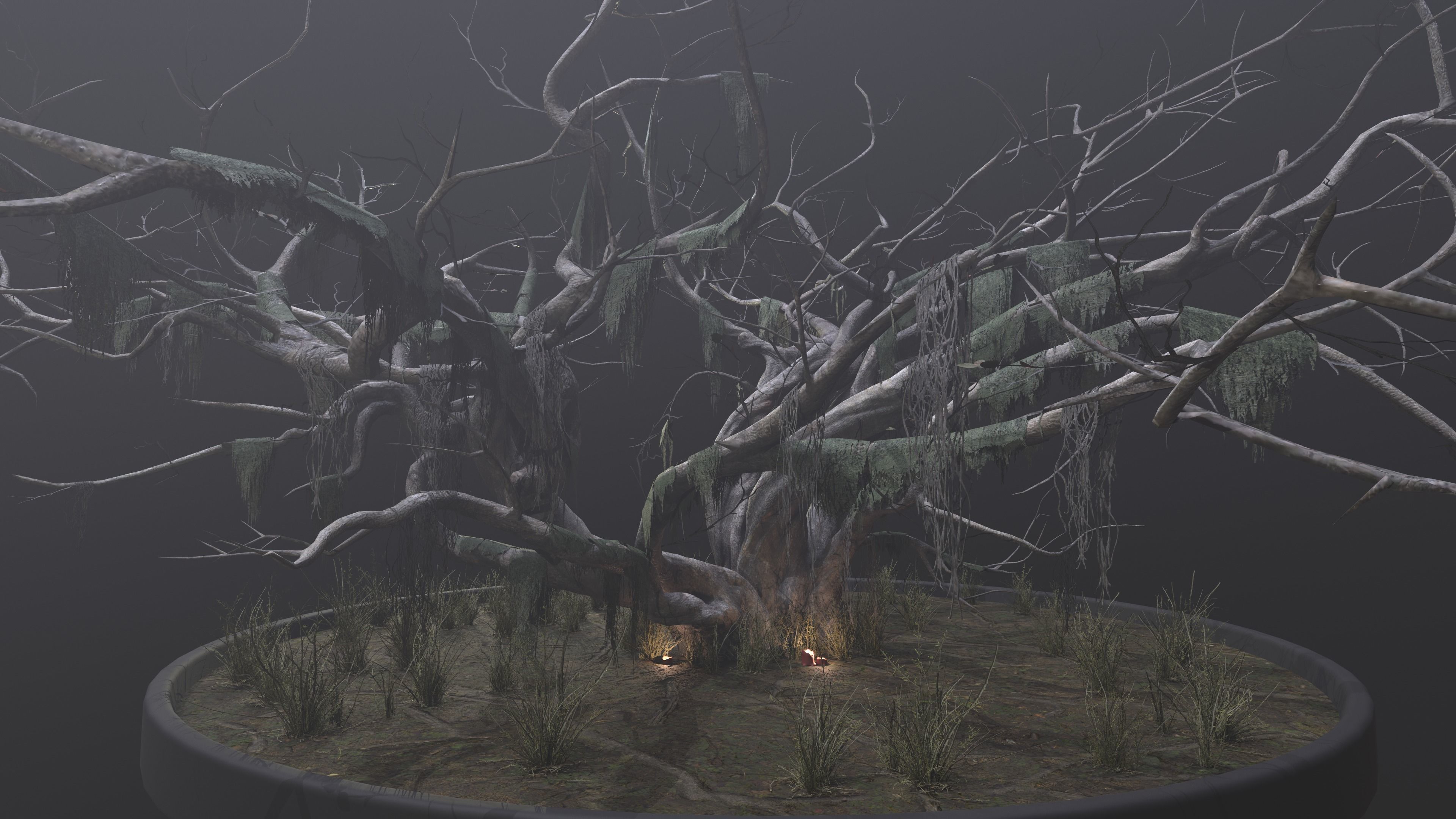 Nature Assets - Large Swamp Tree Low-poly 3D model_7