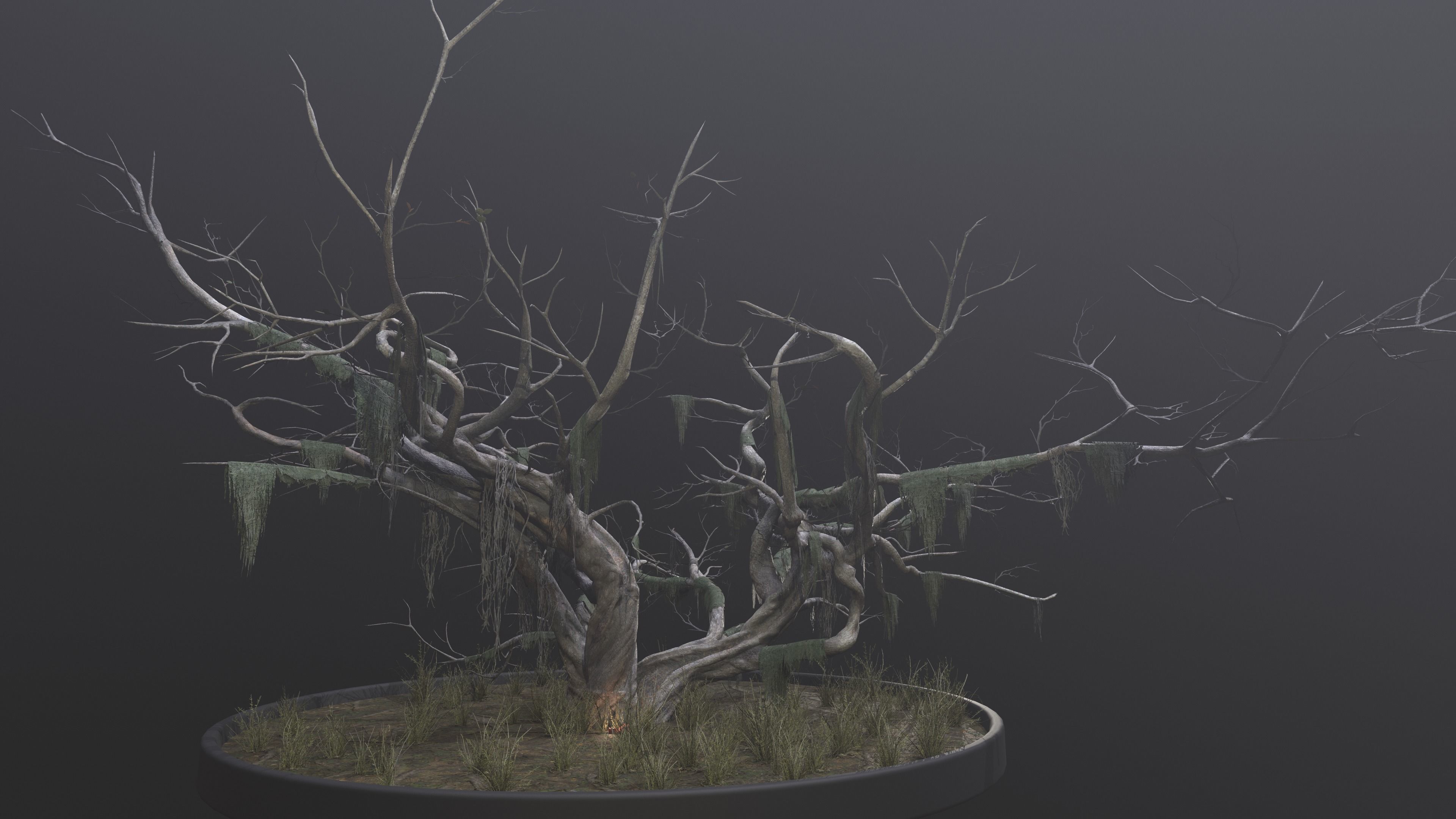 Nature Assets - Large Swamp Tree Low-poly 3D model_2
