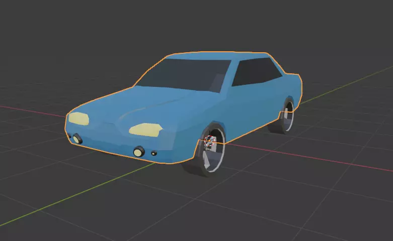 Low Poly Car Free low-poly 3D model