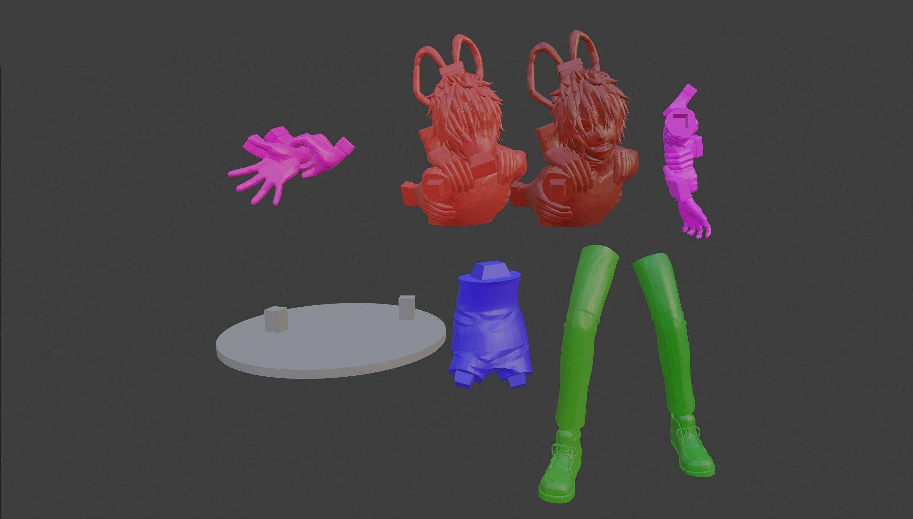 Tomura Shigaraki - Tenko Shimura 3D print model_8