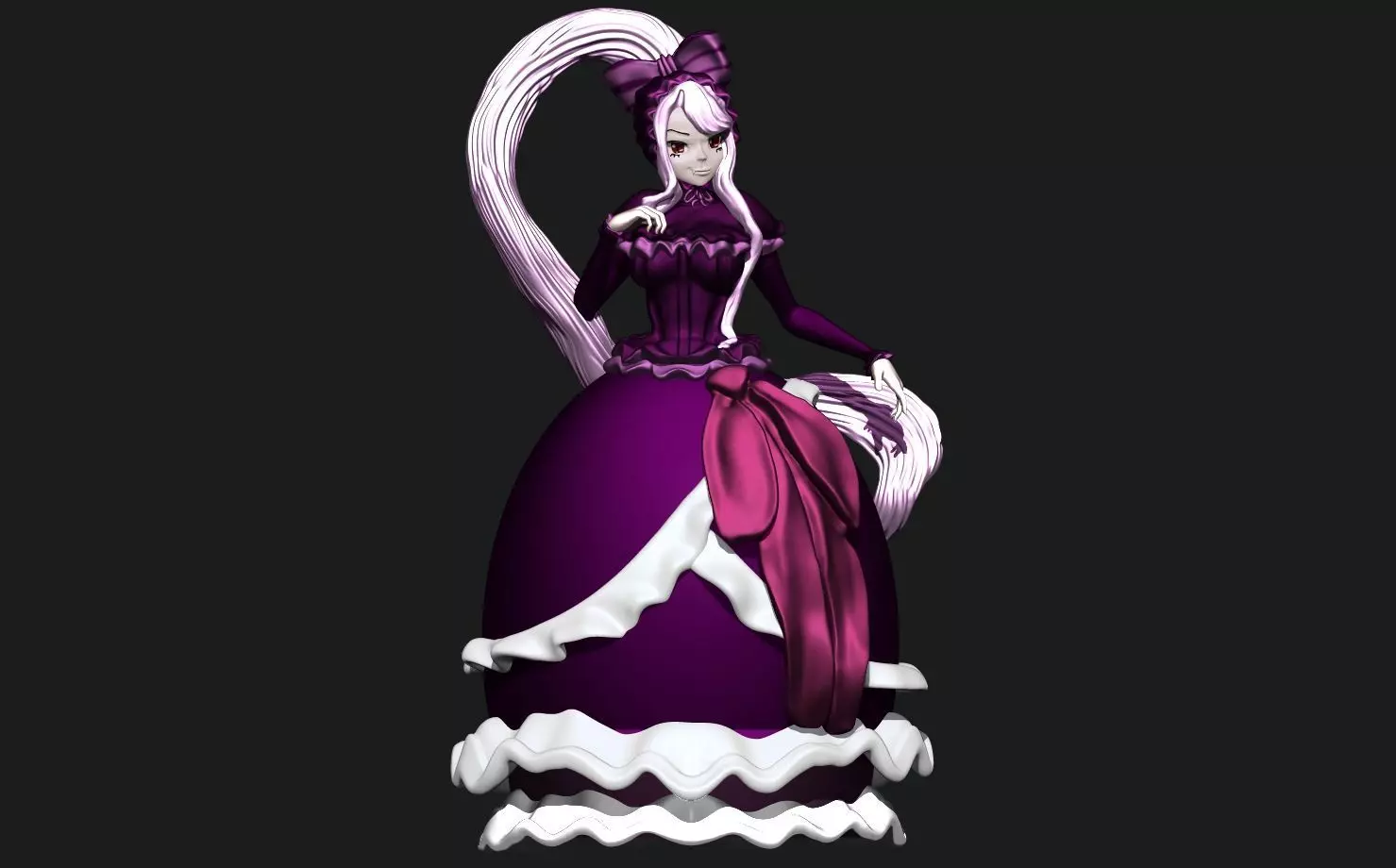 Shalltear Bloodfallen from Overlord anime 3D print model