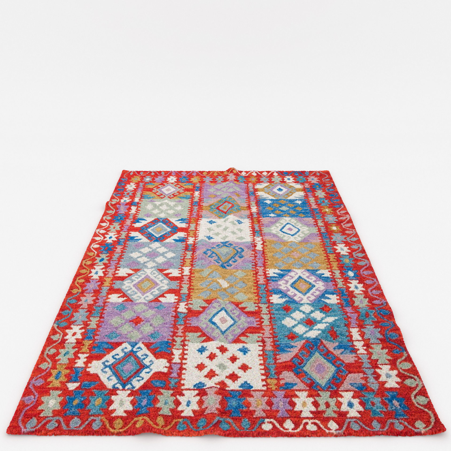 Rugs No 159 Low-poly 3D model_6