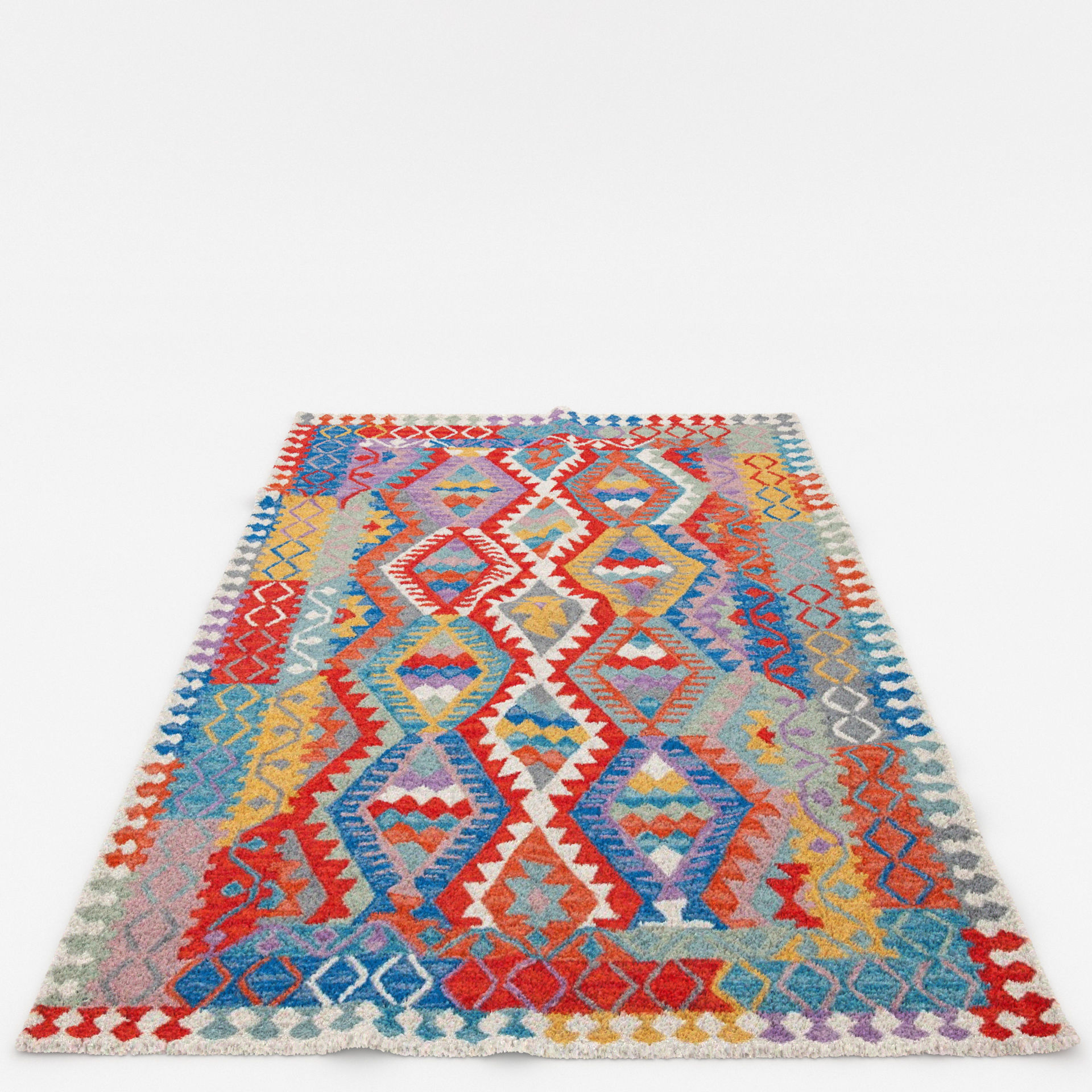 Rugs No 159 Low-poly 3D model_4