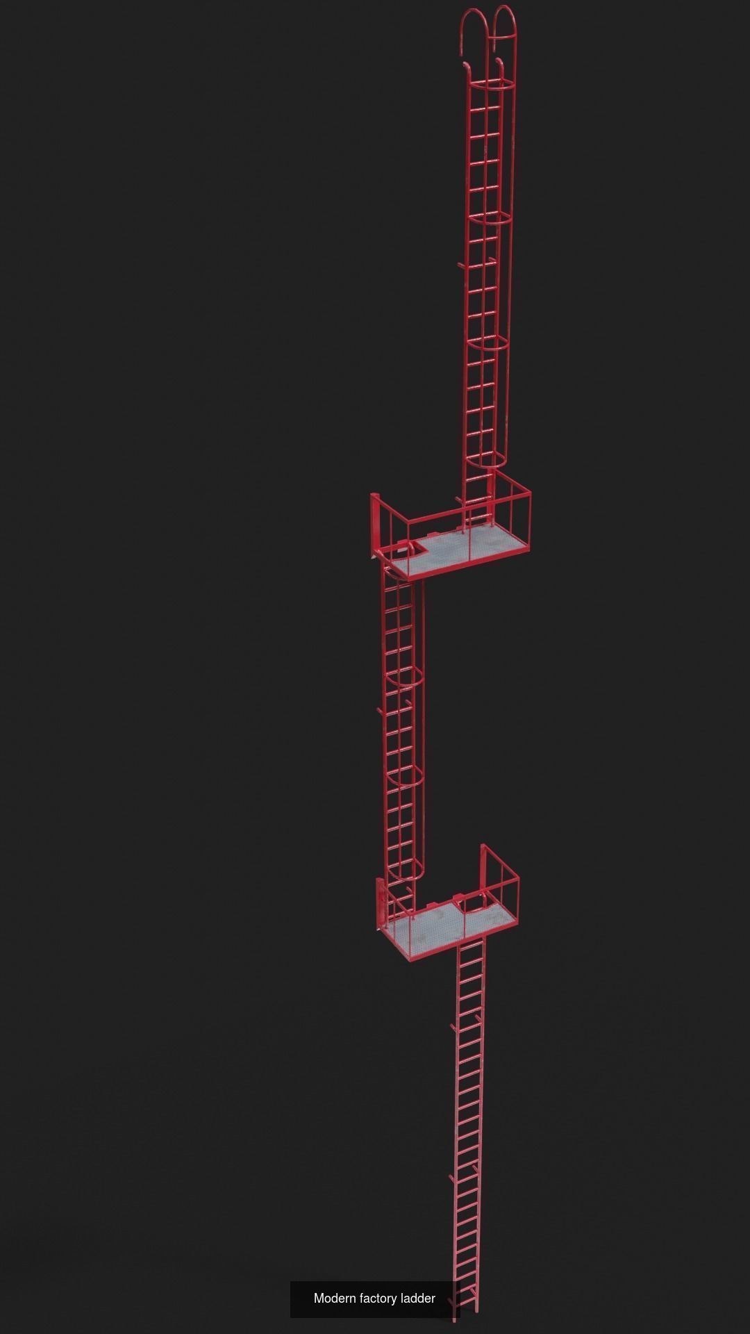 Steel works factory warehouse 3D Model Collection_7