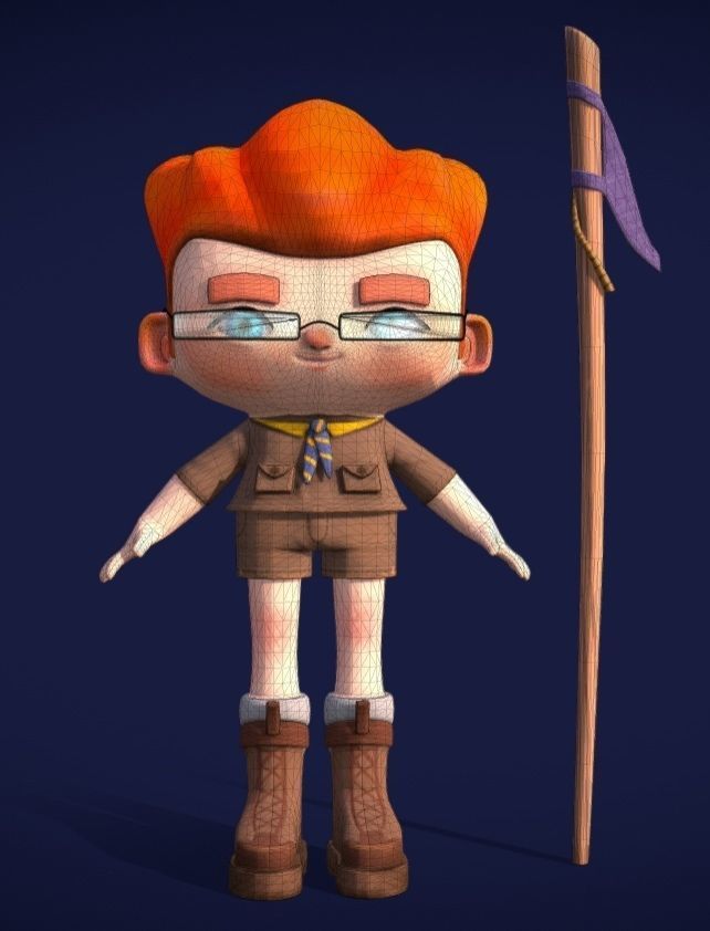 Boy Scout Free 3D model_0