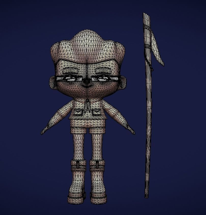 Boy Scout Free 3D model_4