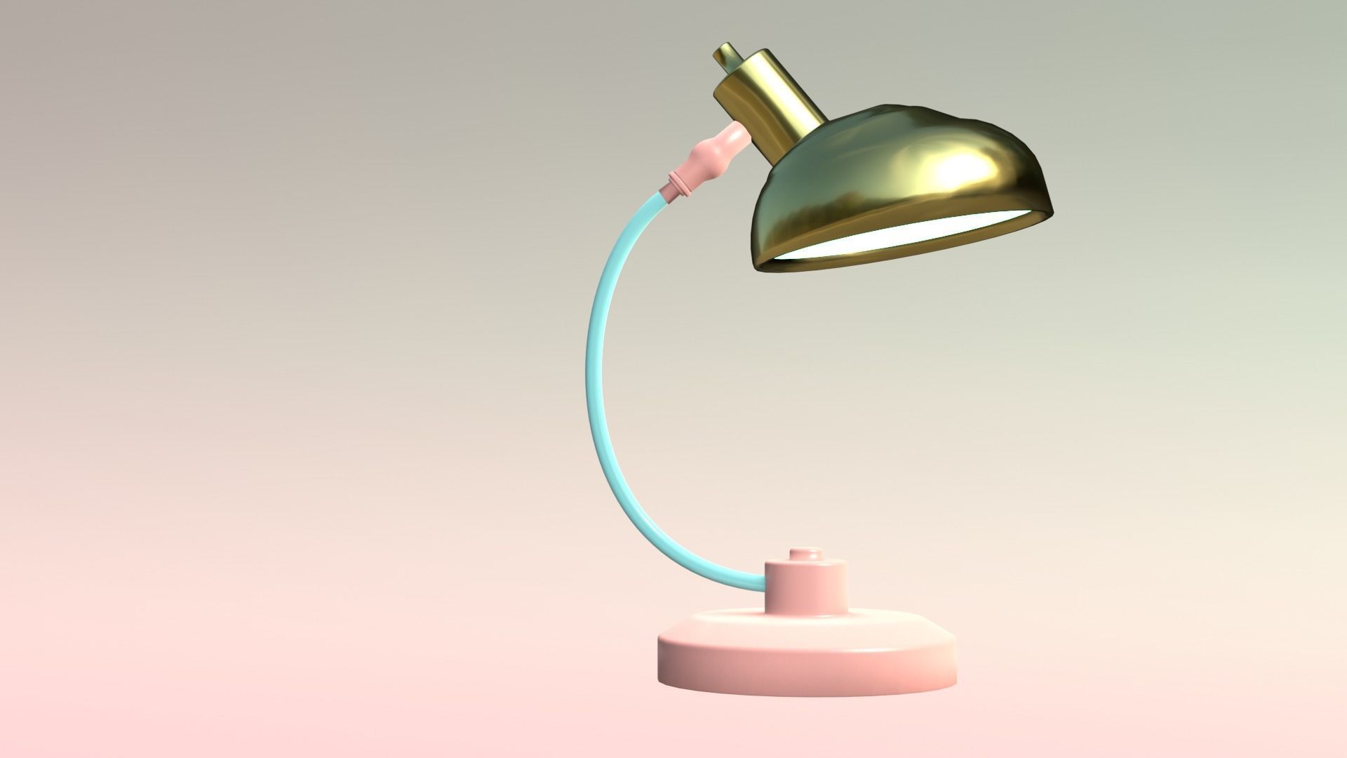 Desk Lamp set 3d model 3D model_5