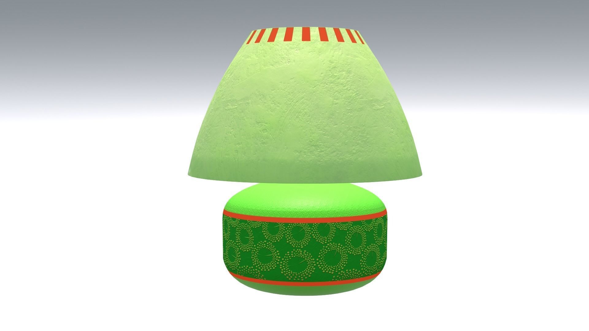 Desk Lamp set 3d model 3D model_4