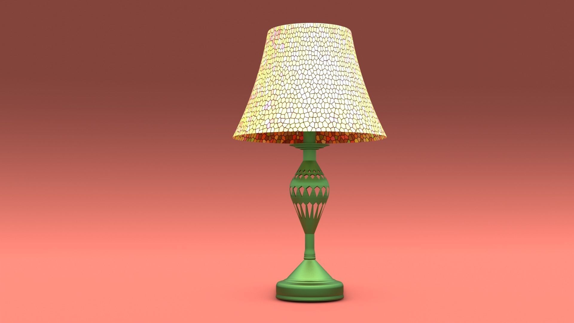 Desk Lamp set 3d model 3D model_1
