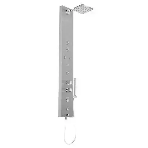 Modern Silver Shower Panel