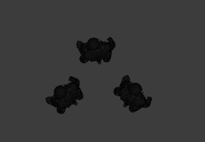 Robo Bee Character Low-poly 3D model_36