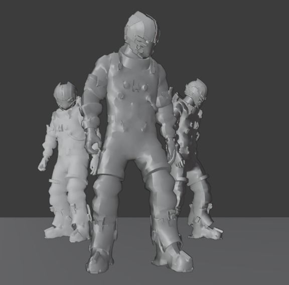 Robo Bee Character Low-poly 3D model_7